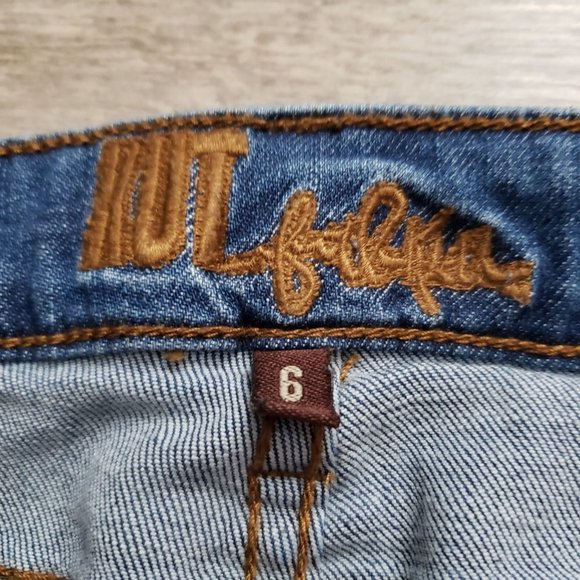 Kut From The Kloth Boyfriend Jeans Women's Distressed Frayed Knee Grunge Daily 6 - Picture 7 of 8